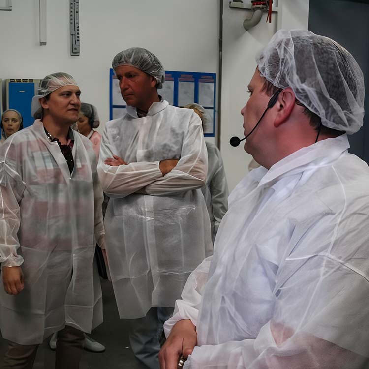 Наведванне завода выпадку